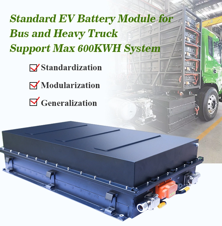 Cts Customized EV Battery 150kwh 200kwh, Electric Truck Lithium Ion Battery 600V 650V, Lithium Ion Battery for Electric Bus